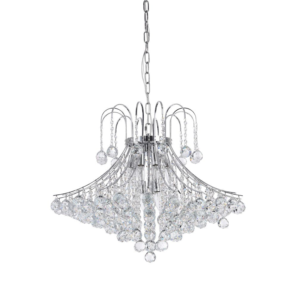 Bethel International Chandelier in Chrome Color