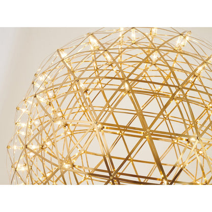 162-Light Gold Stainless Steel LED Chandelier
