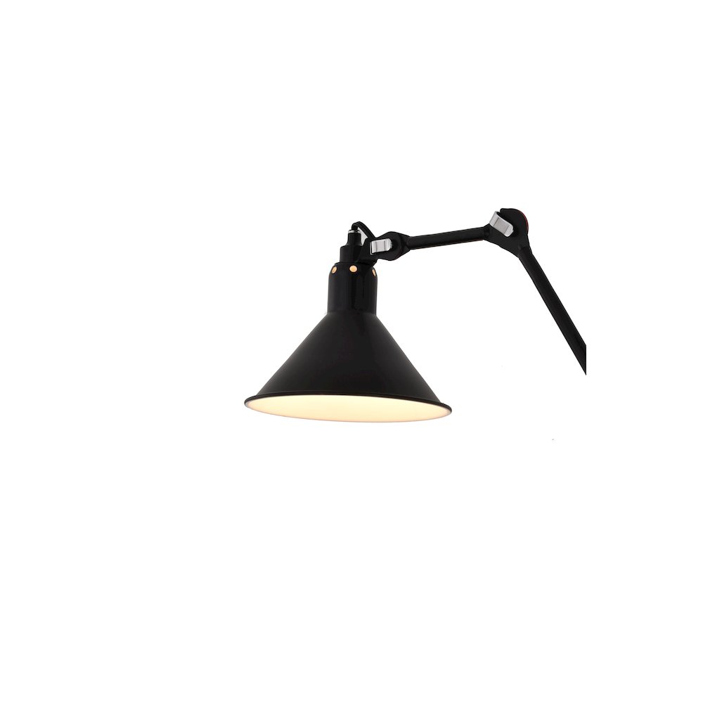 1-Light Matte Black Wall Sconce With A Black Aluminum Shade