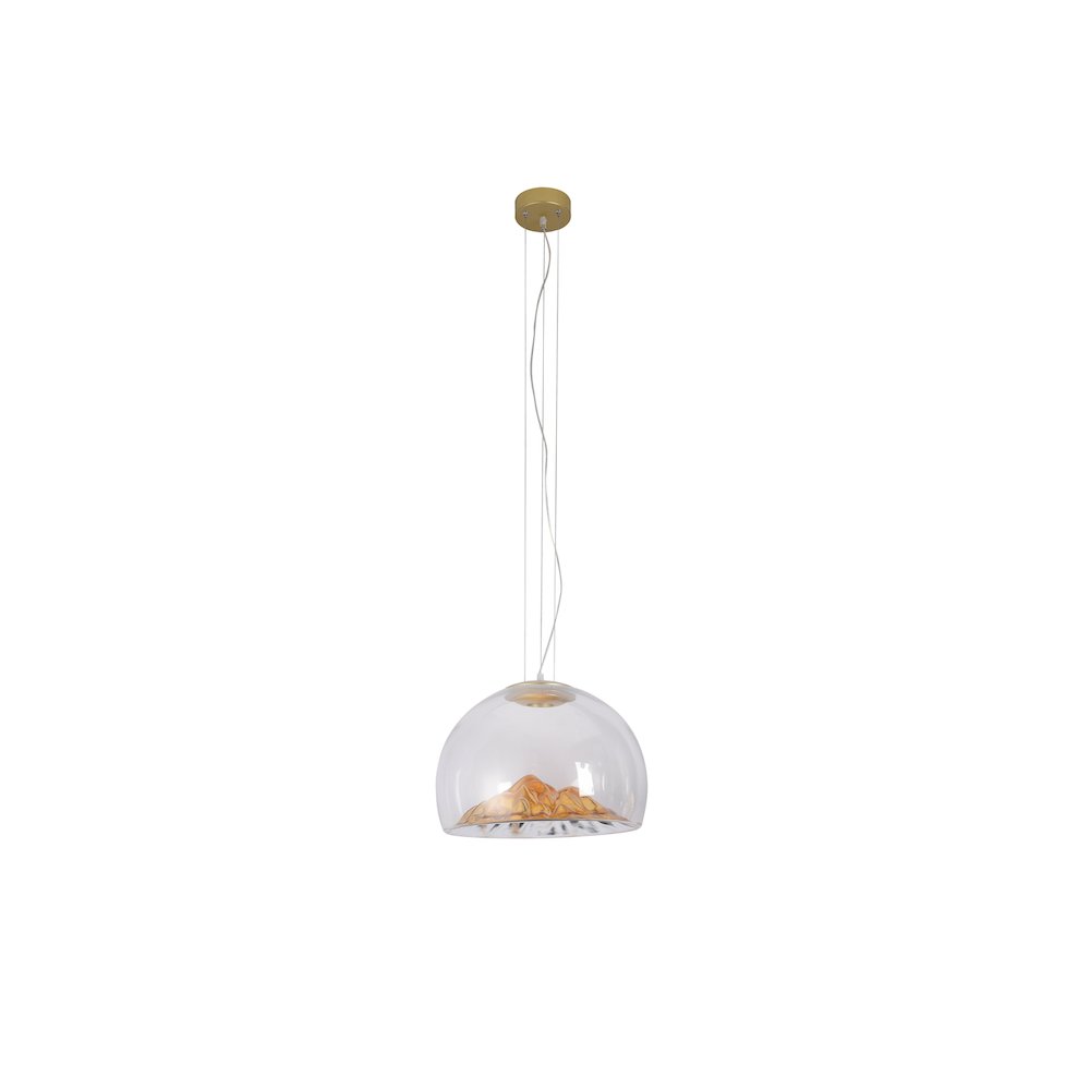 Bethel International Single Pendant Lighting in Gold Color