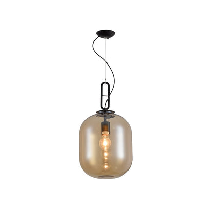 Bethel International Single Pendant Lighting in Matte Black Color