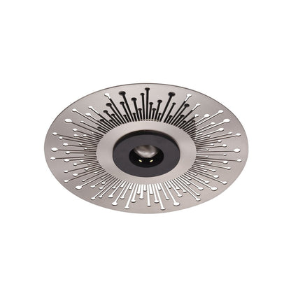 Bethel International LED Wall Sconce in Shiny Nickel Color
