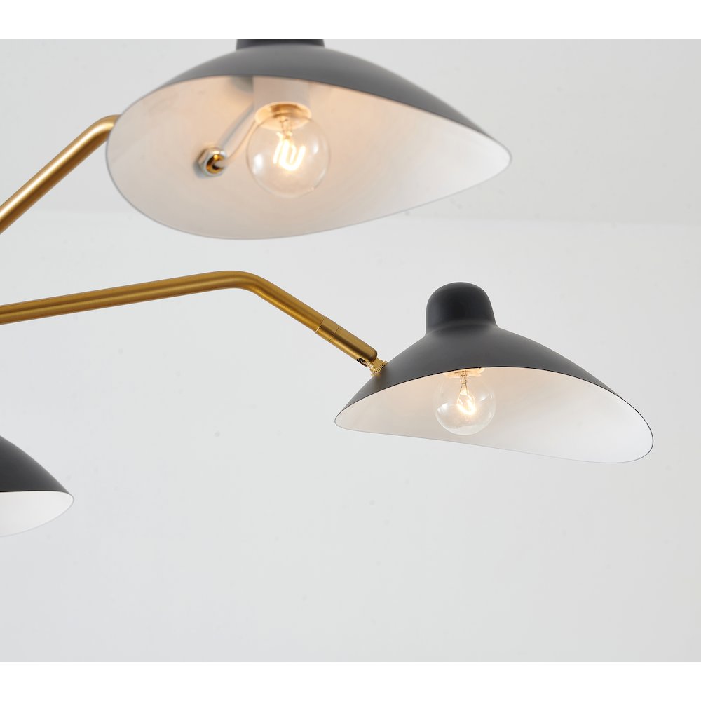 Bethel International Chandelier  in Gold Color