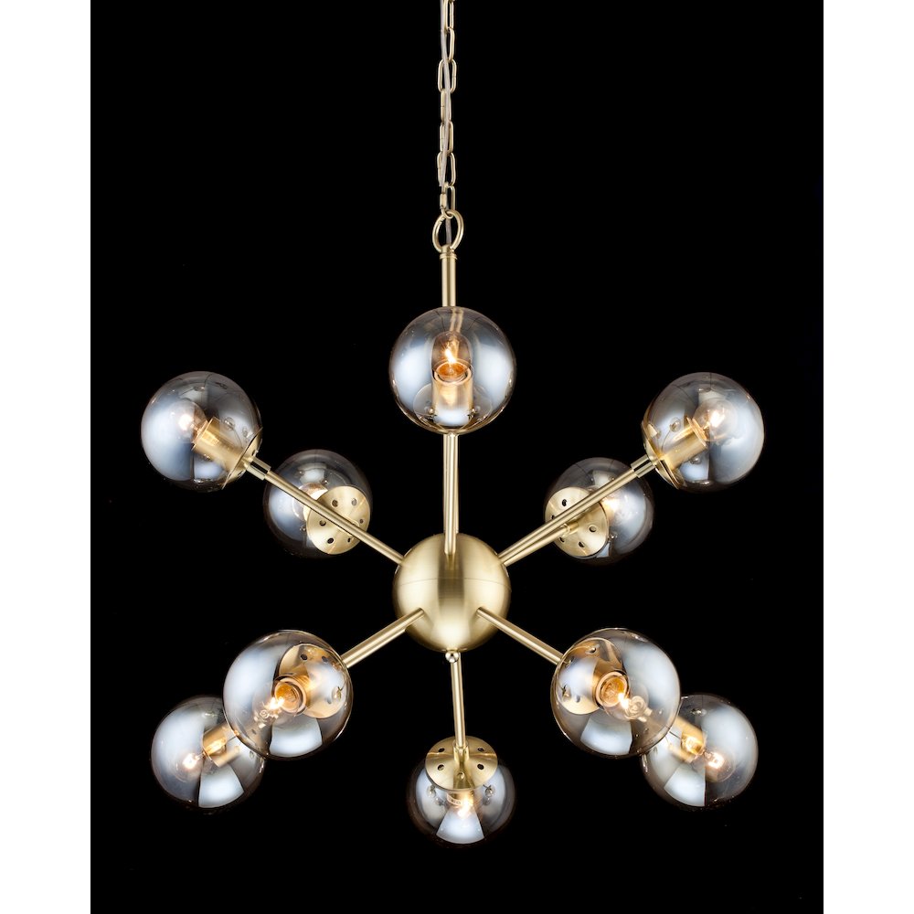 Bethel International Chandelier  in Gold Color