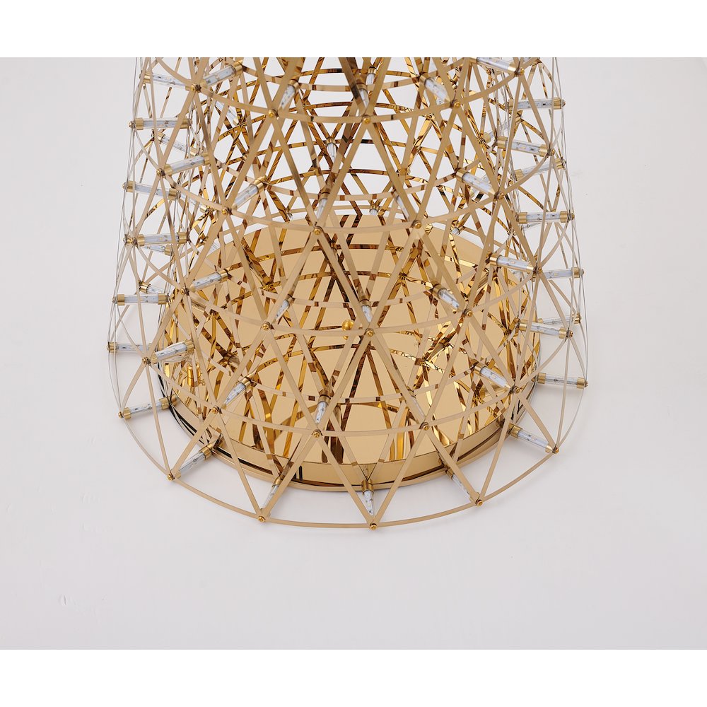 255-Light Gold LED Stainless Steel Floor Lamp