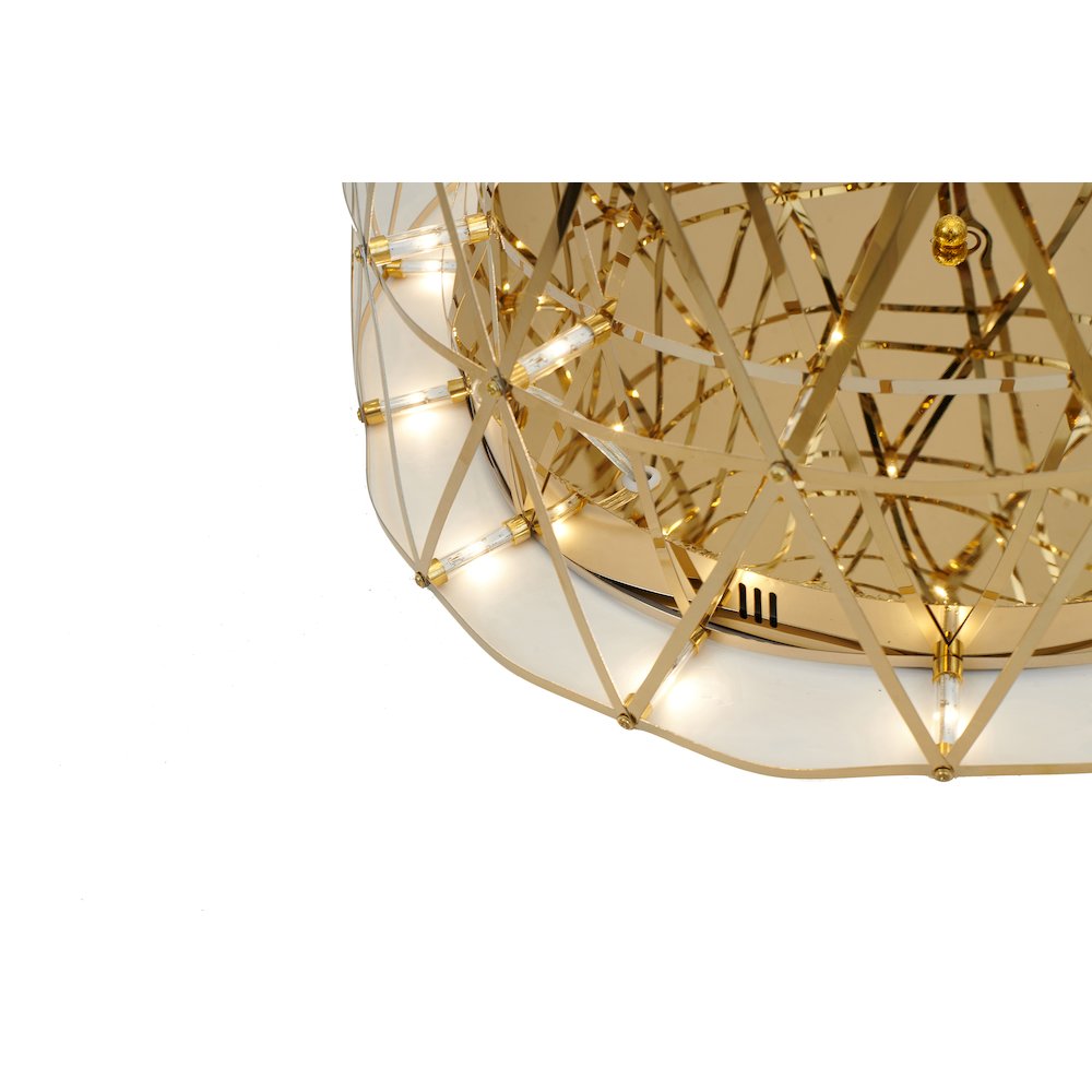 255-Light Gold LED Stainless Steel Floor Lamp