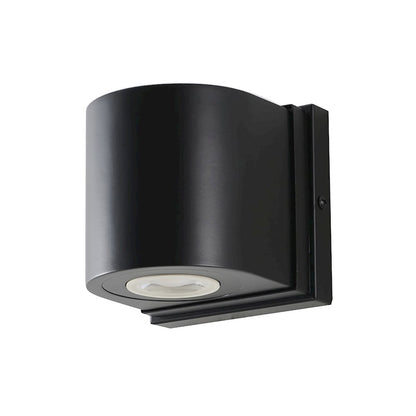 1-Light Satin Black Metal Wall Sconce