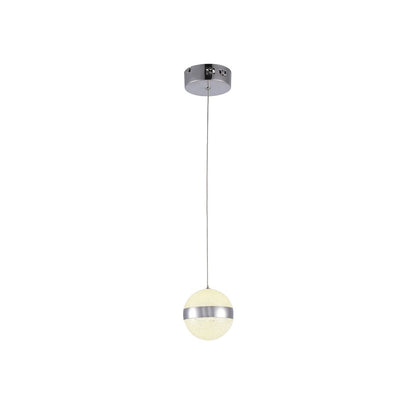 Bethel International LED Single Pendant Lighting in Chrome Color