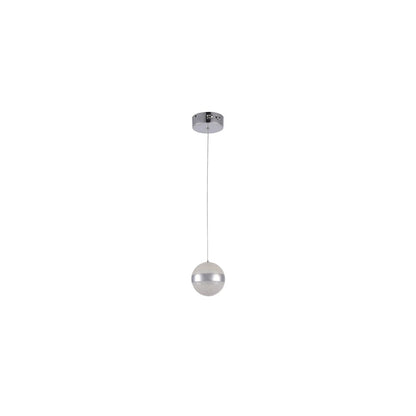 Bethel International LED Single Pendant Lighting in Chrome Color