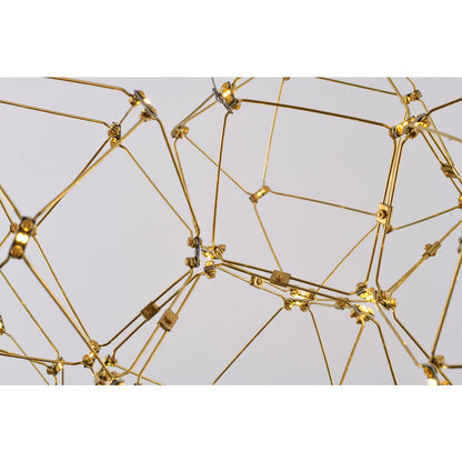 168-Light Gold Stainless Steel LED Chandelier