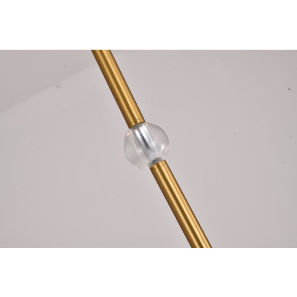 18-Light Copper Chandelier With White Glass Shades