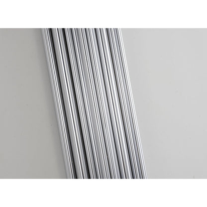 2-Light Shiny Nickel Rod Stainless Steel Wall Sconce