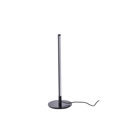 1-Light Black Linear LED Stick Table Lamp With A White Acrylic Diffuser