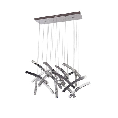 Bethel International LED Chandelier in Chrome Color