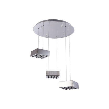 Bethel International LED Chandelier in Chrome Color