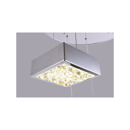 Bethel International LED Chandelier in Chrome Color