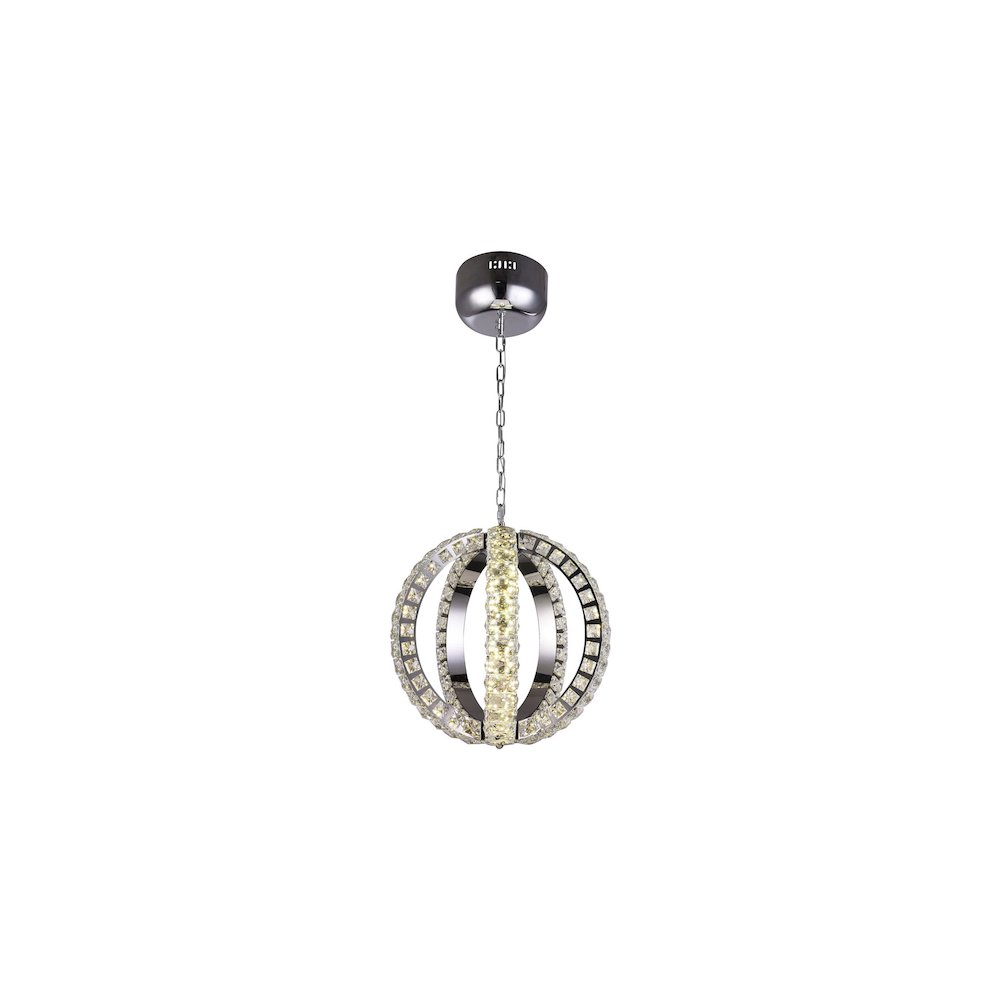 Bethel International LED Chandelier in Chrome Color