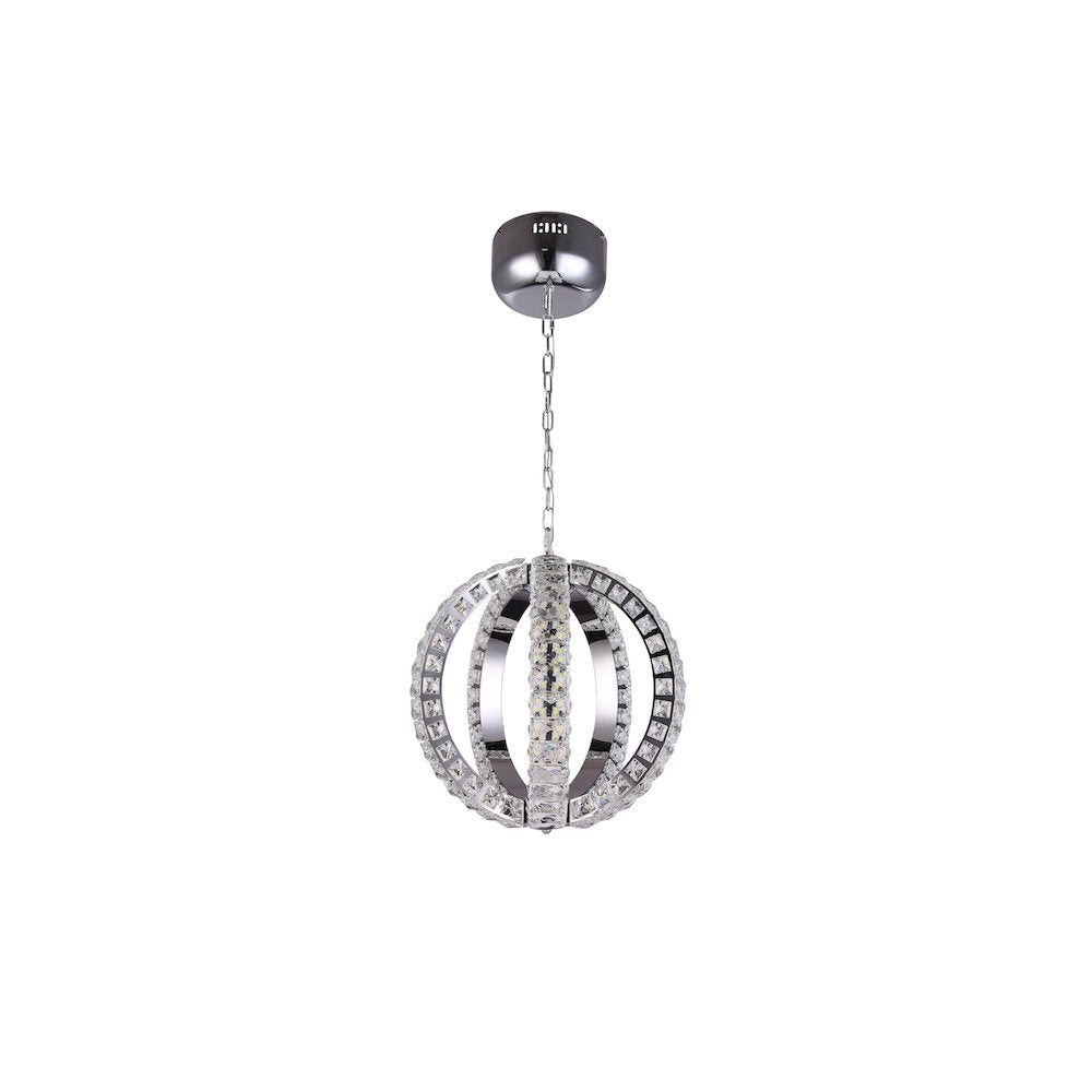 Bethel International LED Chandelier in Chrome Color