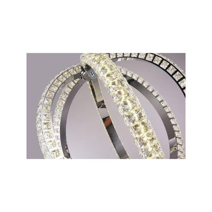 Bethel International LED Chandelier in Chrome Color