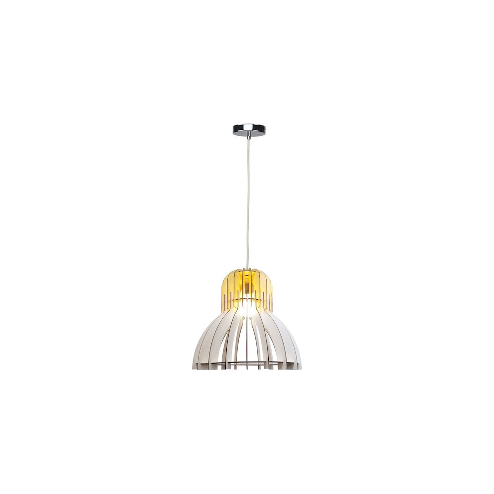 Bethel International Single Pendant Lighting in White Color