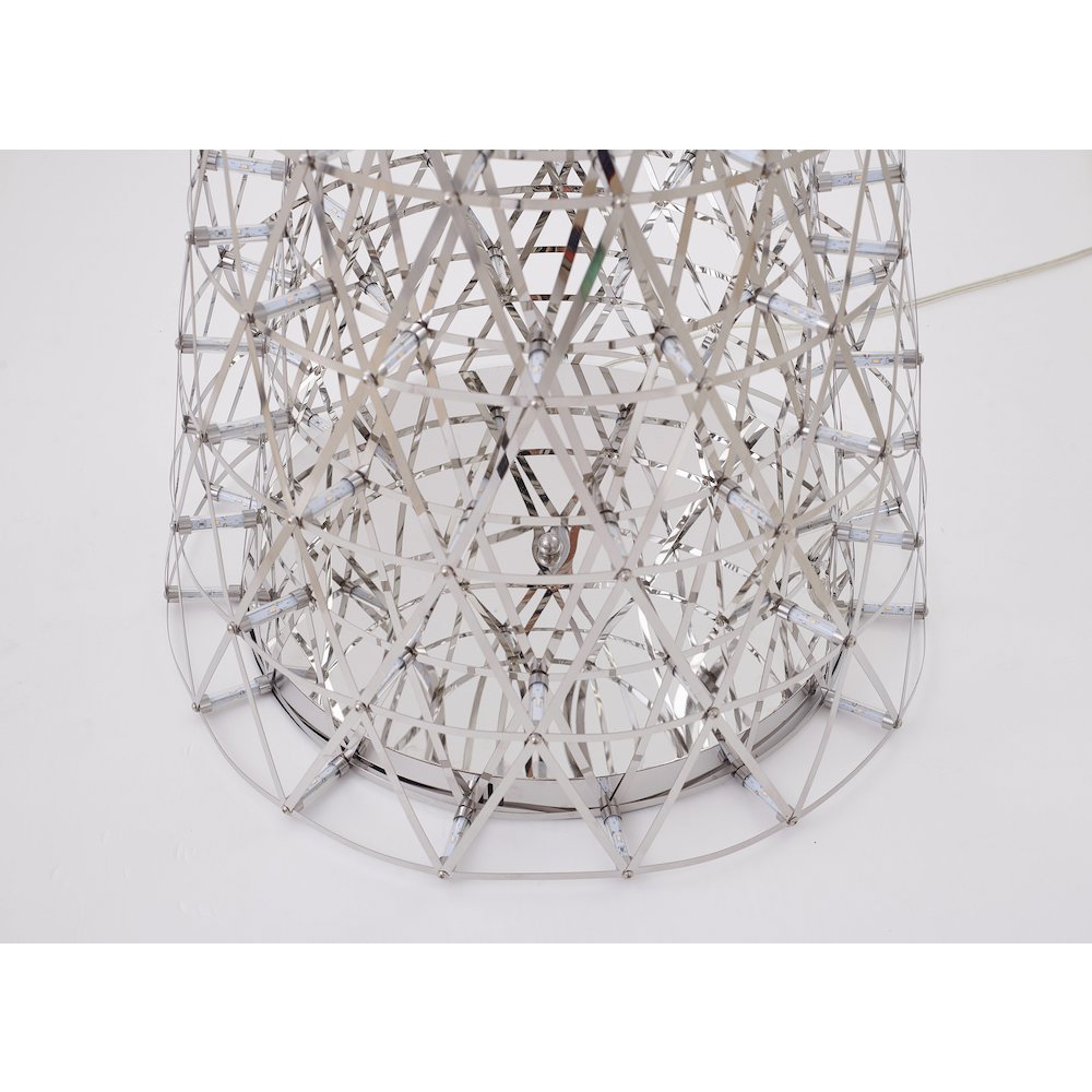 255-Light Chrome LED Stainless Steel Floor Lamp