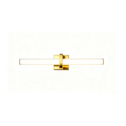 1-Light Satin Brass LED Wall Sconce With A Frosted Opal Glass Shade