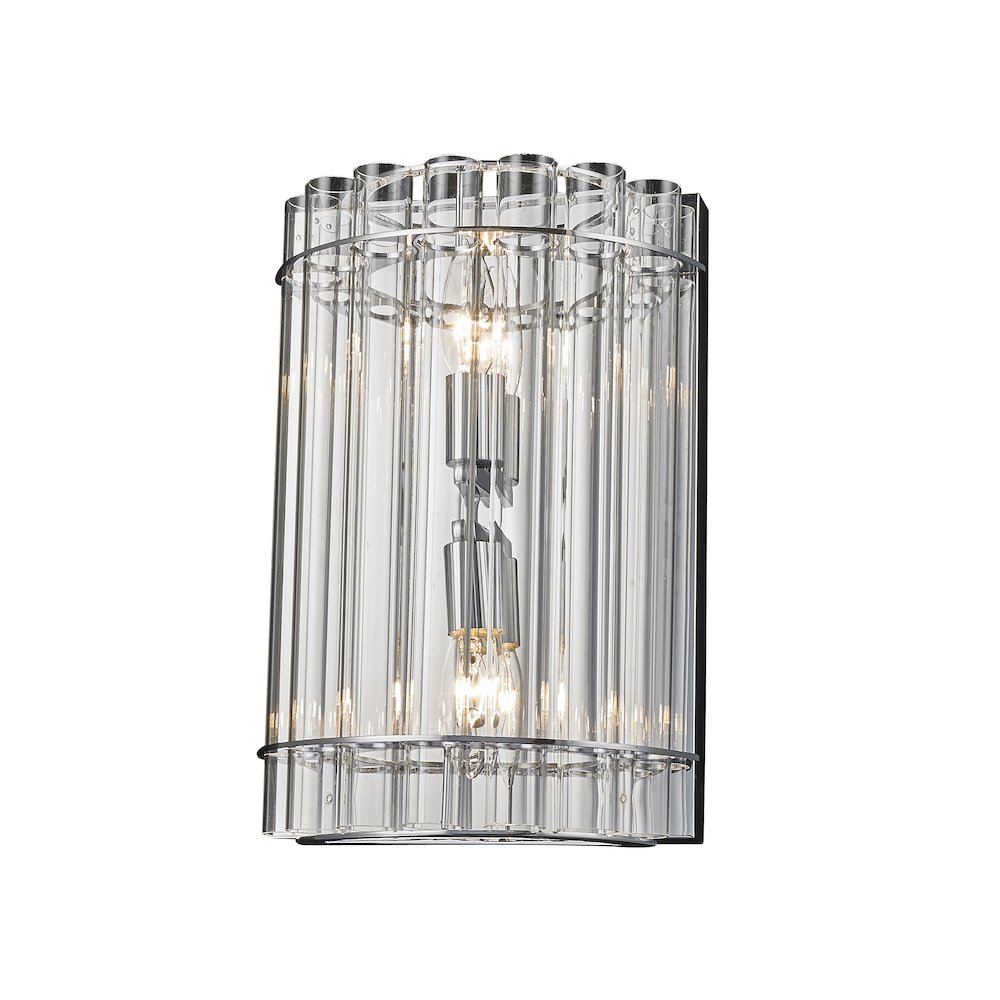 Bethel International Wall Sconce in Chrome Color
