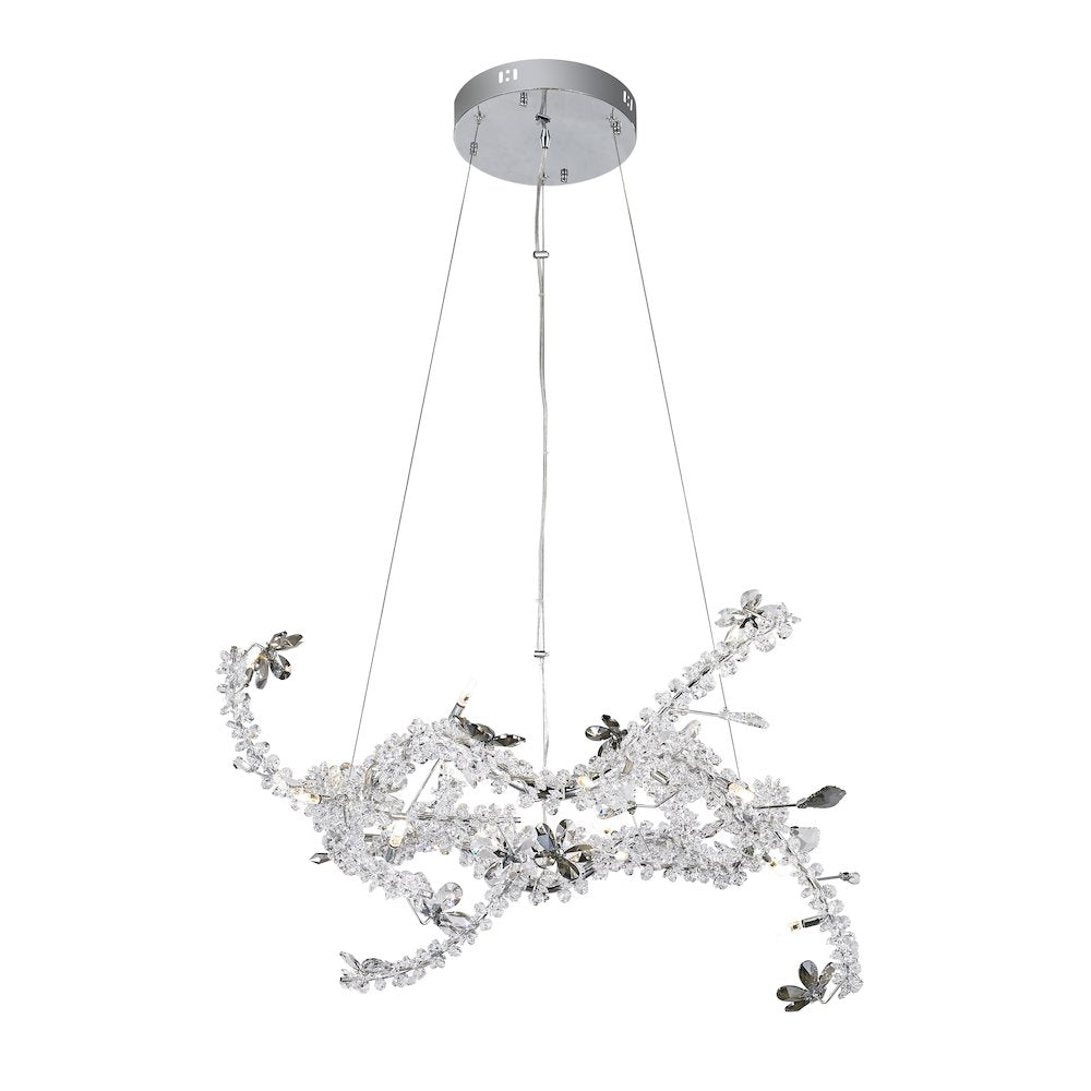 Bethel International Chandelier in Chrome Color