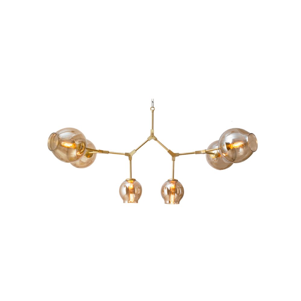Bethel International Chandelier in Gold Color