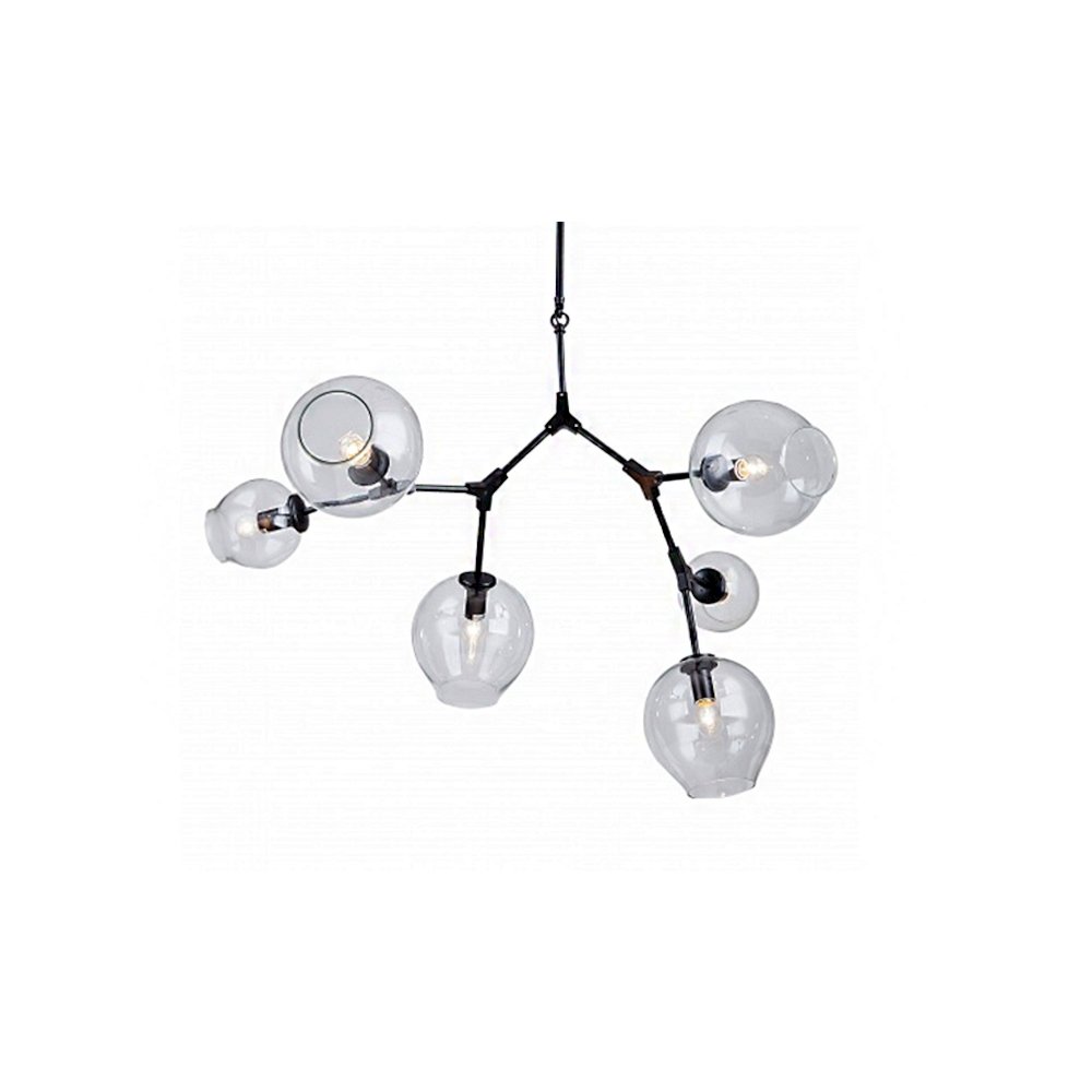 Bethel International Chandelier in Black Color