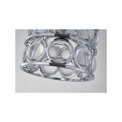 Bethel International Single Pendant Lighting in Chrome Color
