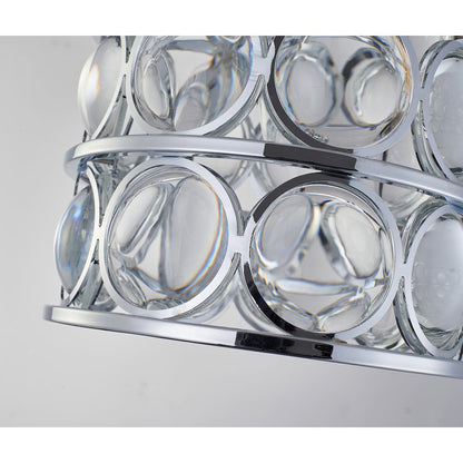 Bethel International Single Pendant Lighting in Chrome Color