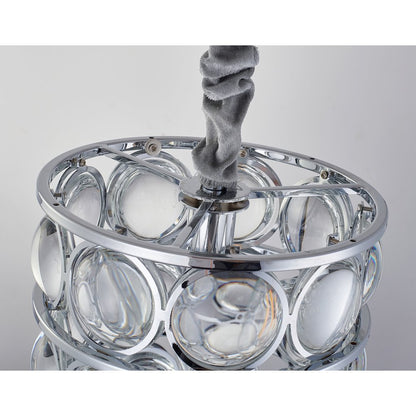 Bethel International Single Pendant Lighting in Chrome Color