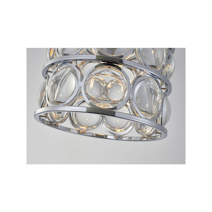 Bethel International Single Pendant Lighting in Chrome Color