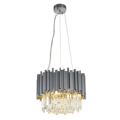 Bethel International Chandelier in Silver Color