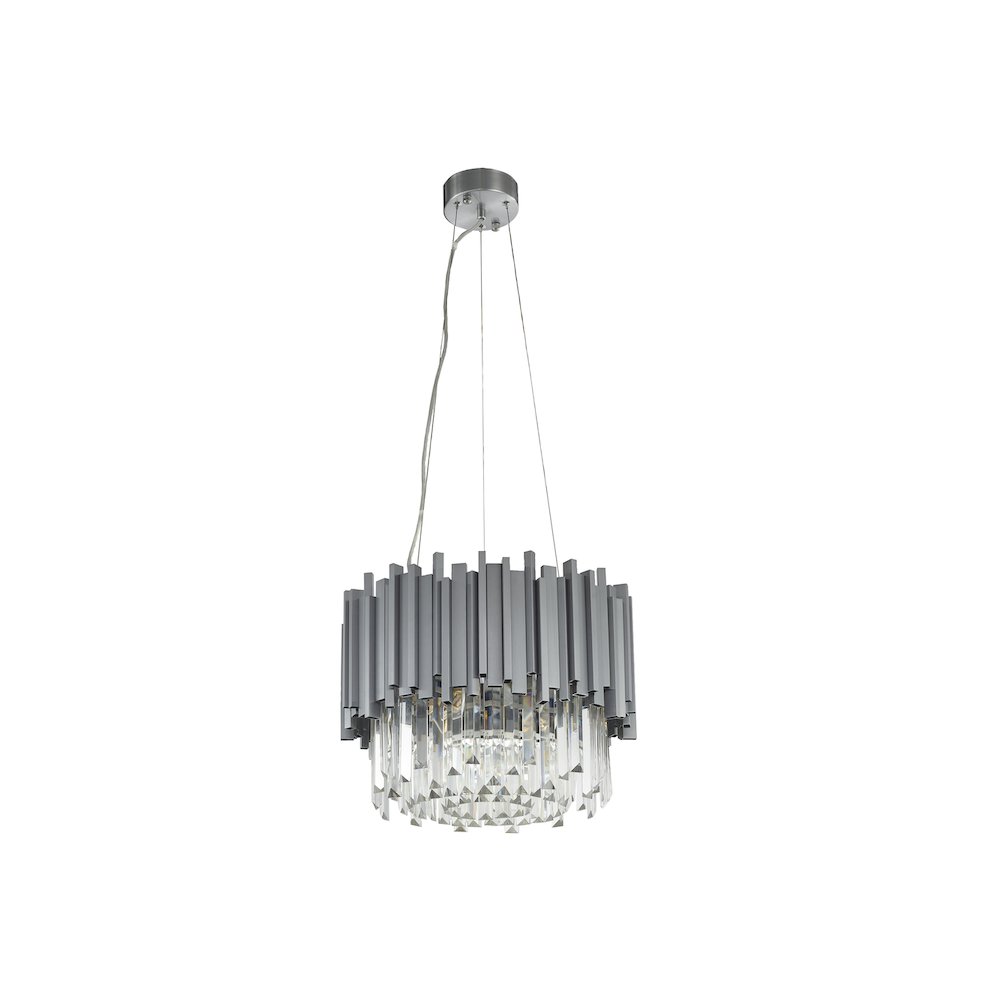 Bethel International Chandelier in Silver Color