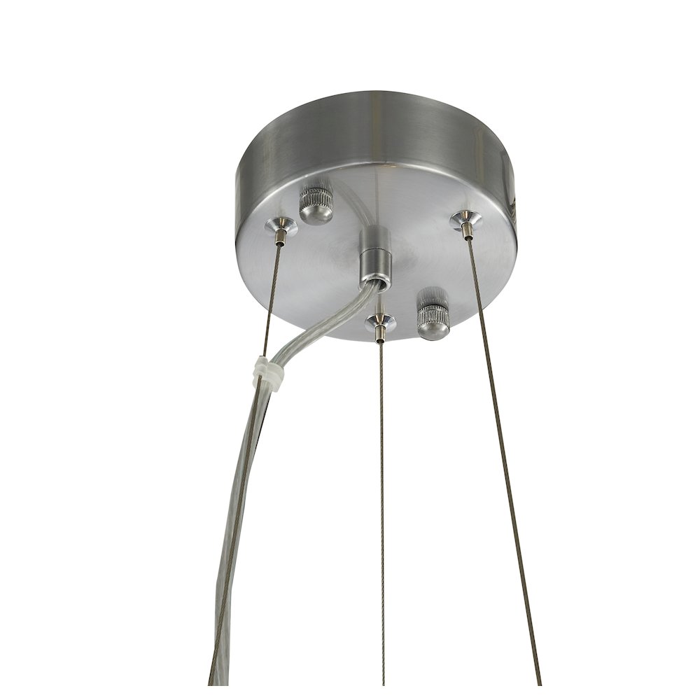 Bethel International Chandelier in Silver Color