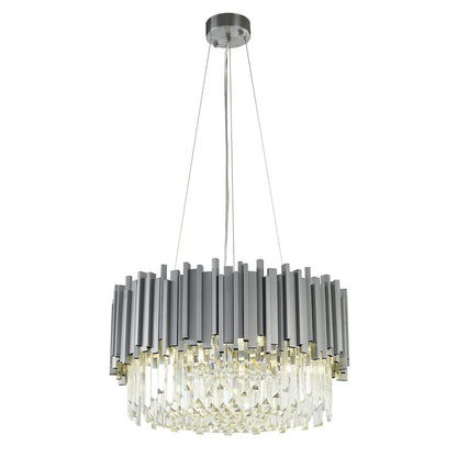 Bethel International Chandelier in Silver Color