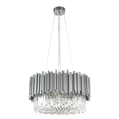 Bethel International Chandelier in Silver Color