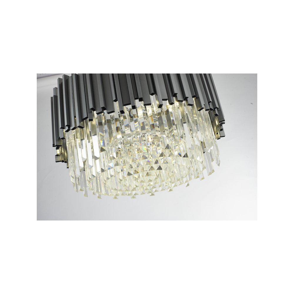 Bethel International Chandelier in Silver Color