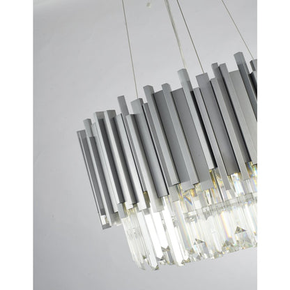 Bethel International Chandelier in Silver Color
