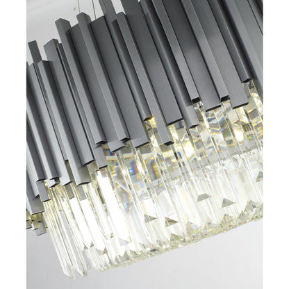 Bethel International Chandelier in Silver Color