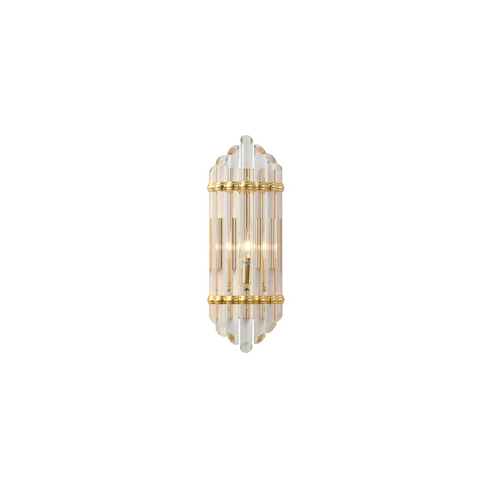 Bethel International Wall Sconce in Gold Color