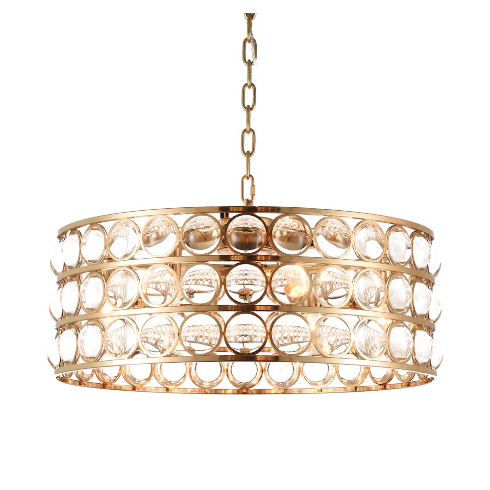 Bethel International Chandelier in Gold Color