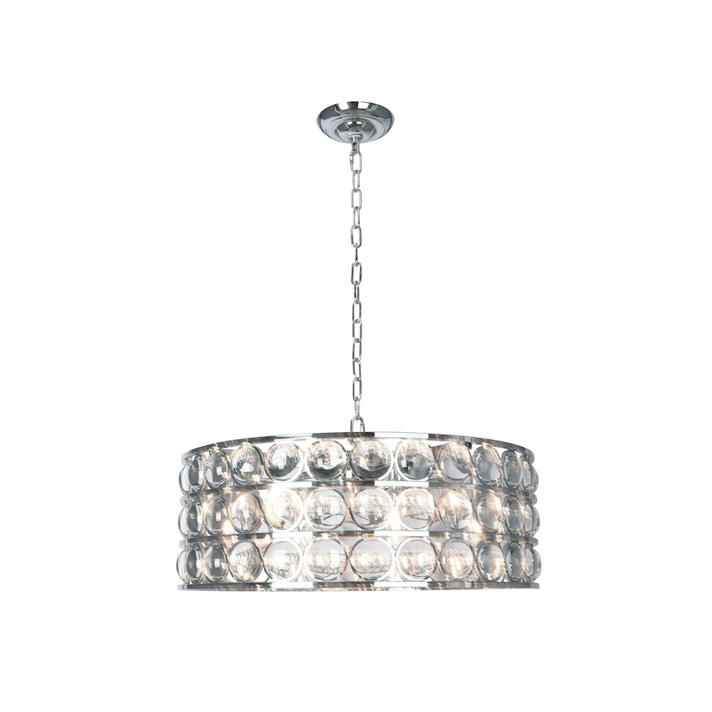 Bethel International Chandelier in Chrome Color