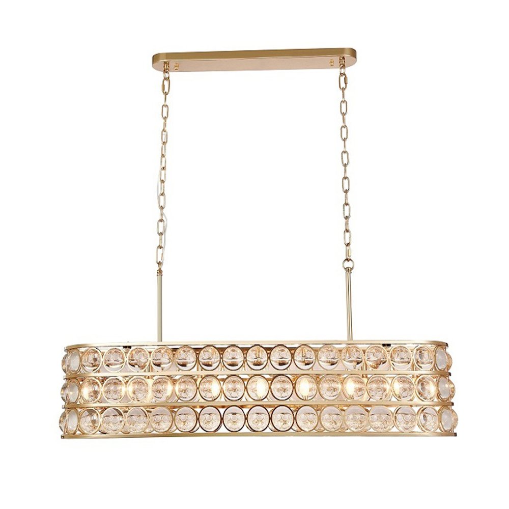 Bethel International Chandelier in Gold Color
