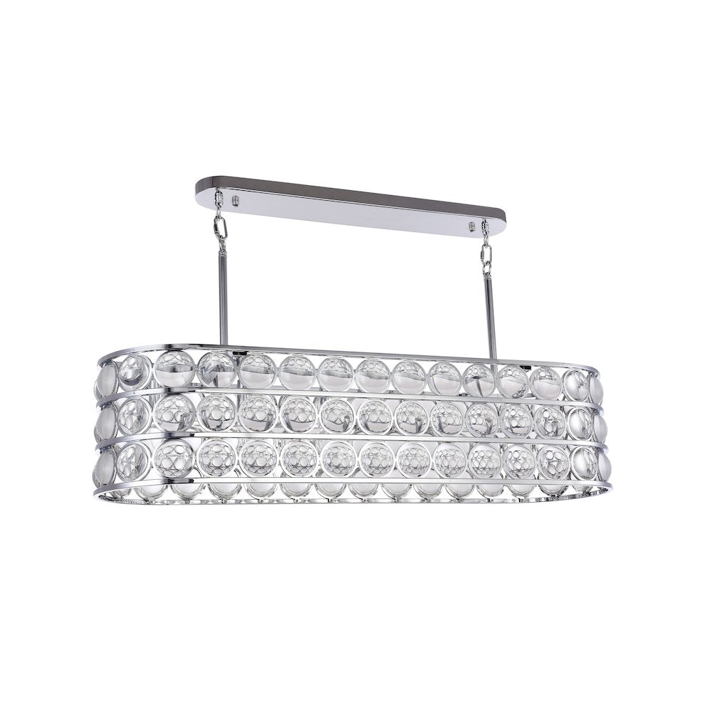 Bethel International Chandelier in Chrome Color