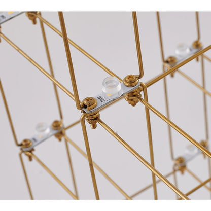 136-Light Gold LED Stainless Steel Floor Lamp