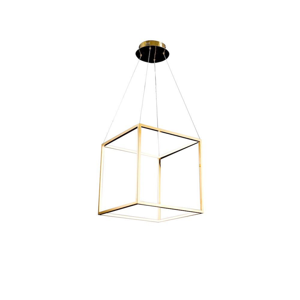 Bethel International LED Chandelier in Gold Color