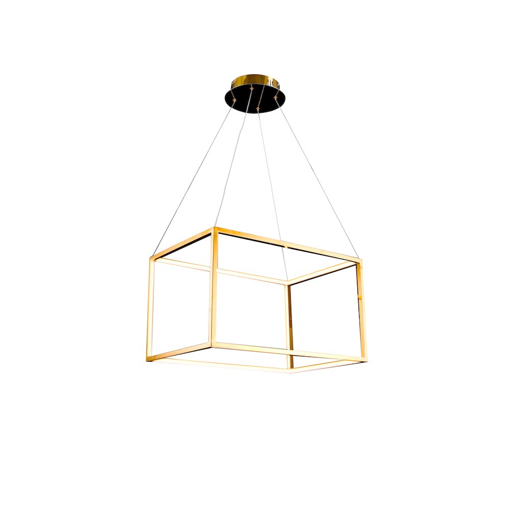 Bethel International LED Chandelier in Gold Color